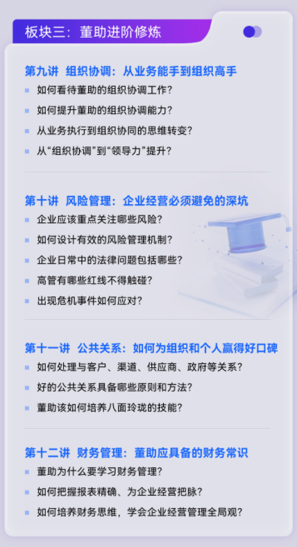 板块三：董助进阶修炼